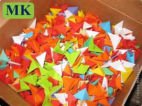 Мастер-класс Оригами китайское модульное Треугольный модуль для ...