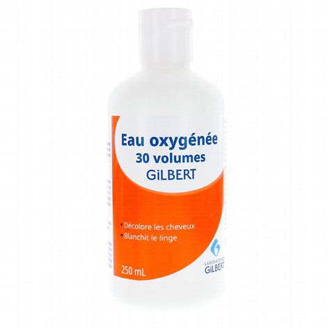 GILBERT Eau Oxygénée 30 Volumes flacon 250ml Pharmacie Prado Mermoz