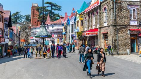 Mall Road, Shimla editorial photography. Image of relaxed - 272674437