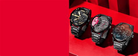 Diesel Men's Mega Chief Chronograph, 59mm case size, Stainless Steel ...