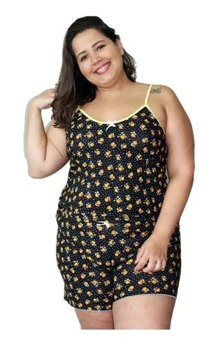 Kit Baby Doll Plus Size Short Doll Pijama Ver O Liganete