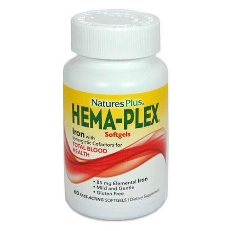 купить Natures Plus Hema-Plex softgels 60 капс в Барнауле - интернет ...