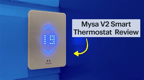 Mysa V Smart Thermostat For Baseboard Heaters Review Youtube