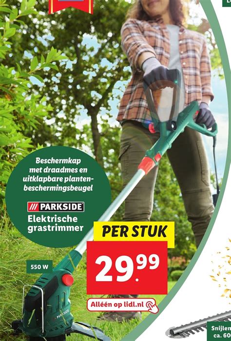 Parkside Elektrische Grastrimmer Aanbieding Bij Lidl