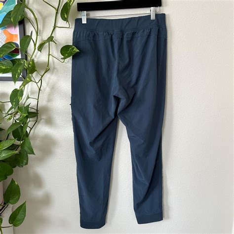 Navy Blue Champion Joggers Size Lrg Barely Depop