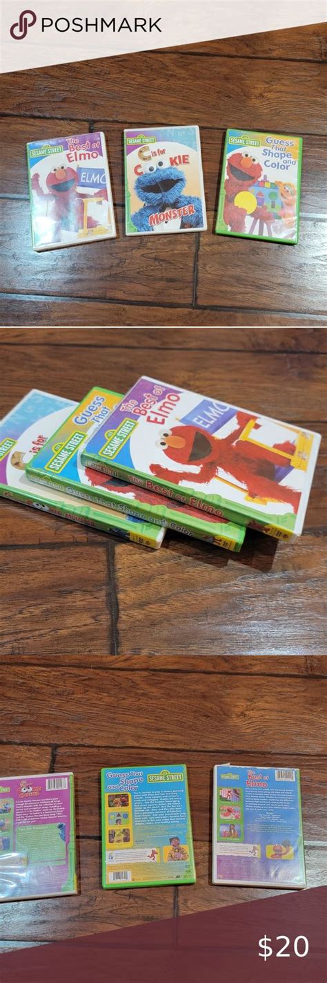 Sesame Street DVD collection | Sesame street, Sesame street dvd, Elmo ...