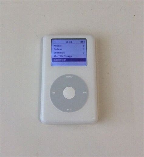 Apple IPod Classic 4th Generation White 20 GB A1059 M9282LL Good EBay