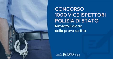 Concorso Vice Ispettori Polizia Di Stato 1 000 Posti Nel 2022