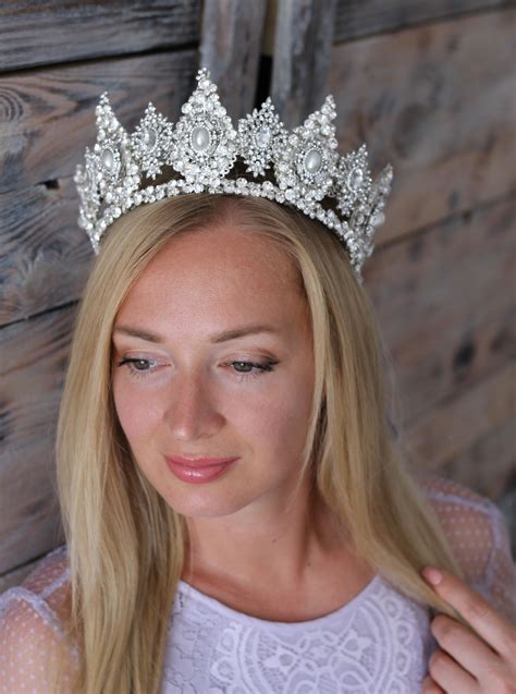 Silver Bride Crowne Wedding Crown Royal Tiaras Bridal