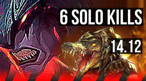 Aatrox Vs Renekton Top 6 Solo Kills Legendary 12 2 2 500 Games Vn Challenger 14 12