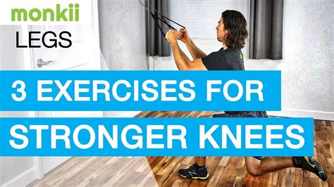 Monkii Exercises For Stronger Knees Youtube