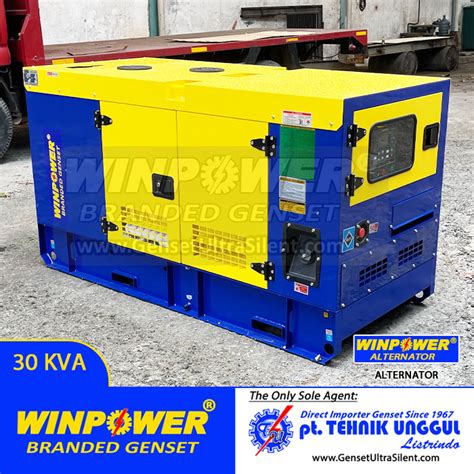 Genset Isuzu Tech Kva Silent Winpower Wp I L Jual Genset