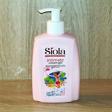 Крем-гель для интимной гигиены Siola с молочной кислотой и экстрактом ...