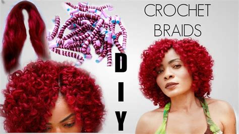 How To Curl Your Expression Crochet Braids Youtube