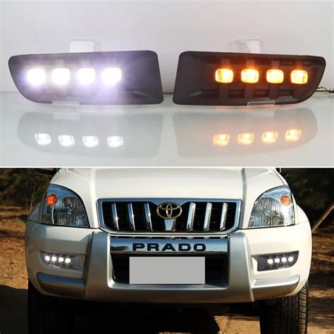 Led Daytime Running Light For Toyota Prado Fj Car Fog