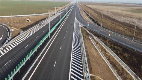 VIDEO Umbrărescu a terminat în avans primul tronson din Autostrada