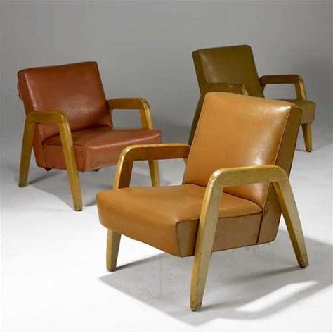 74 Russel Wright Three Lounge Chairs