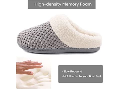 Comfy Coral Fleece Memory Foam Slippers