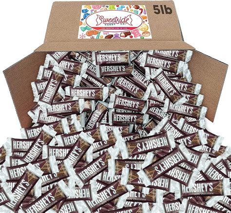 Hershey S Milk Chocolate Miniature Candy Bars 2 Pounds Kosher Certified Gluten