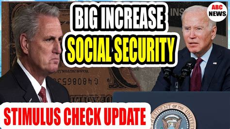 Big Increase Social Security Stimulus Check Update May Youtube