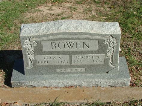 Eula V Pigg Bowen Find A Grave Memorial