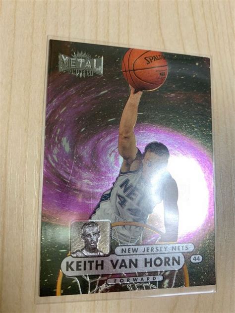 Nba Trading Card Keith Van Horn Rookie Card Rc Skybox Metal Universe