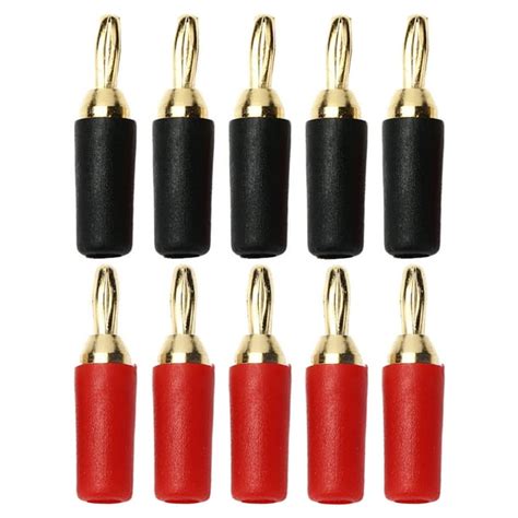 Male Banana Connector5 Sets 25mm Banana Soldering Banana Plug Banana