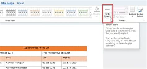 Word Table Formatting - Excel at Work