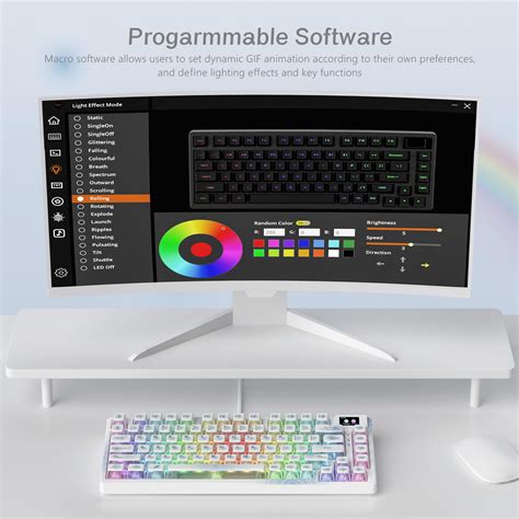 Mua Womier S K Keyboard With Color Oled Display Mechanical Gaming Keyboard Hot Swappable