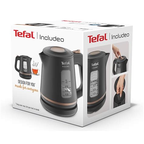 Fierbator Apa TEFAL Includeo KI533811 1l 1800W Negru