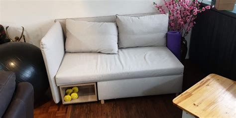 Sofa Bed W Storage Ikea Stocksbo Furniture Home Living Furniture