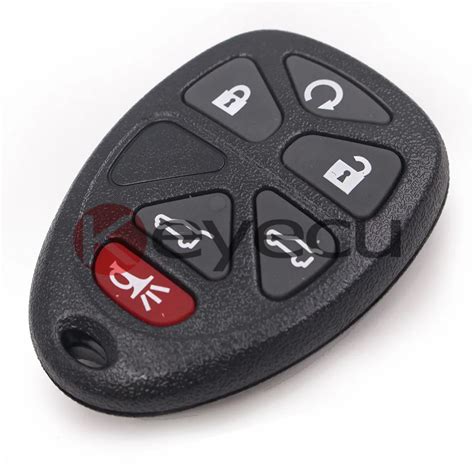 Keyecu 3pcs Lot Replacement 6 Button Keyless Entry Remote Start Control