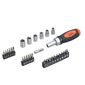 Black Decker Pieces Hand Tool Kit In Kitbox For Home Diy