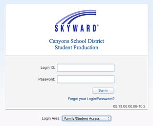 Skyward Canyons Login