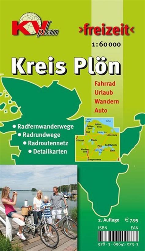 Plön Kreis KVplan Radkarte Freizeitkarte 1 60 000 1 25 000 von