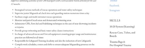 24 Lifeguard Resume Example Pdfs 2024