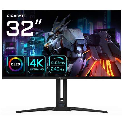 Monitor Gigabyte Aorus Fo U Qd Oled Ultrahd K Hz Freesync