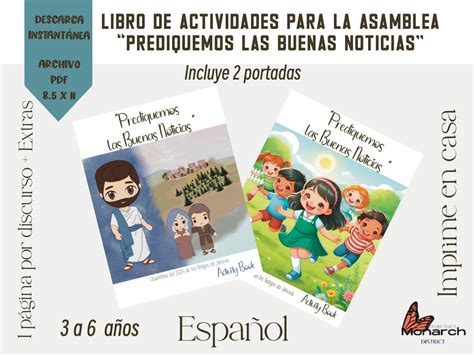 ESPAÑOL Libro De Actividades Para La Asamblea Prediquemos Las Buenas