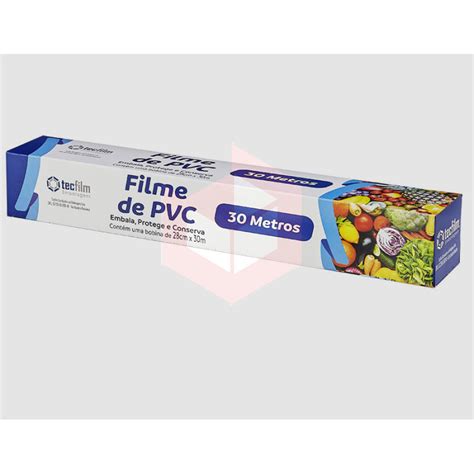 Filme de Pvc Esticável 28cmx30m Tecfilm Concorde