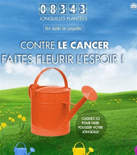 Cancer l Institut Curie relance son opération jonquille