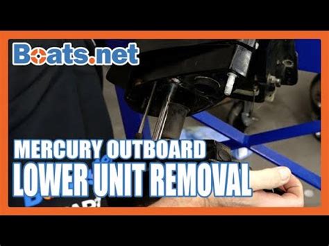 Mercury Tracker Lower Unit Removal Mercury Hp Gearcase Removal