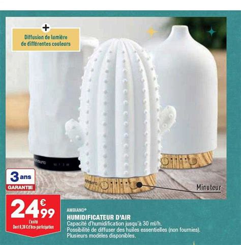 Promo Humidificateur D Air Ambiano Chez Aldi Icatalogue Fr