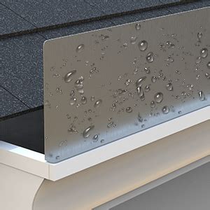 Pcs Gutter Valley Splash Guards Rain Gutter Valley Roofing Gutter