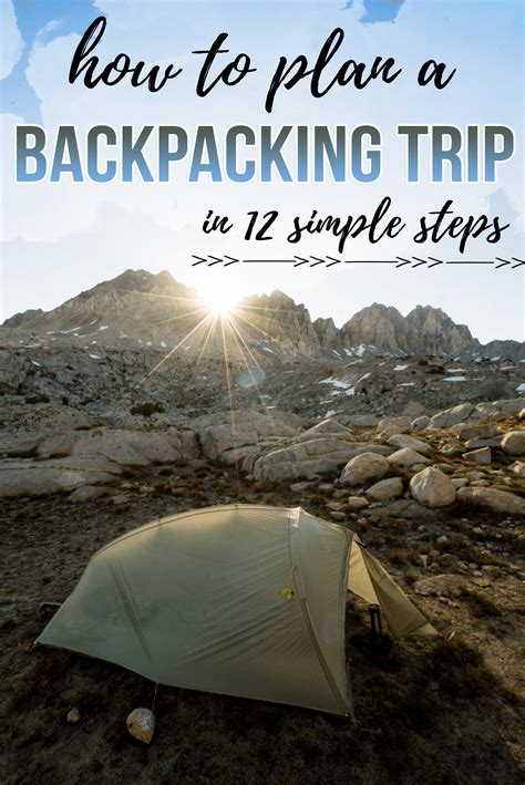 How To Plan A Backpacking Trip In 12 Simple Steps Outdoor Abenteuer