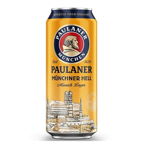 Paulaner Münchner Hell Lata Cervezas Del Mundo