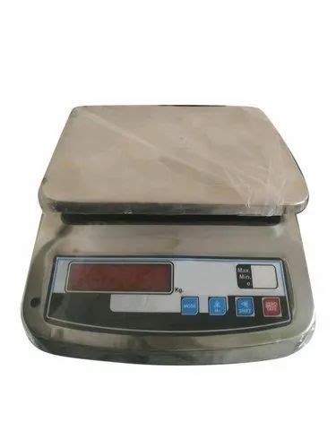 Stainless Steel Table Top 25kg Digital Counter Weighing Scale Size