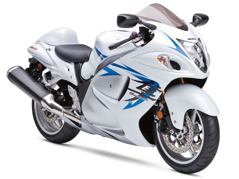 2009 Suzuki Hayabusa Gsx 1300 White Wallpapers Hd Wallpapers Id 5304