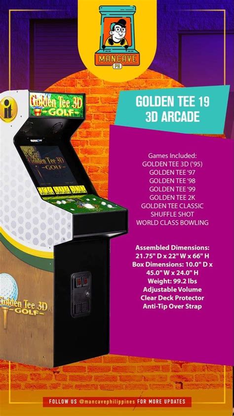 Arcade 1up Golden Tee 3d Video Gaming Video Games Others On Carousell