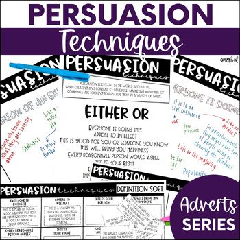 Persuasion Techniques Poster by By Bek | Teachers Pay Teachers