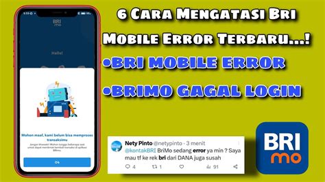 Cara Mengatasi Brimo Error Hari Ini Terbaru Youtube